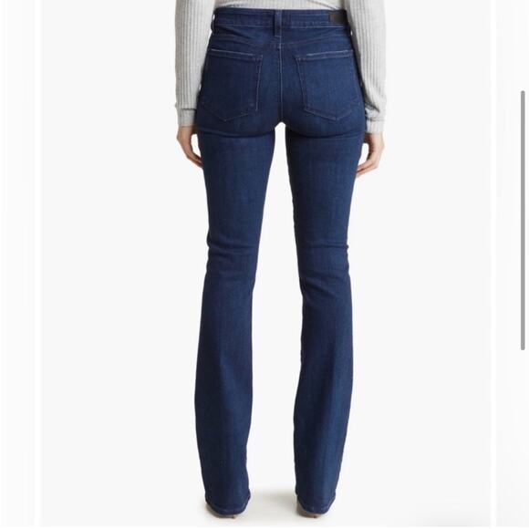 Paige High‑Rise Manhattan Bootcut Jean Size 24 - Picture 2 of 9